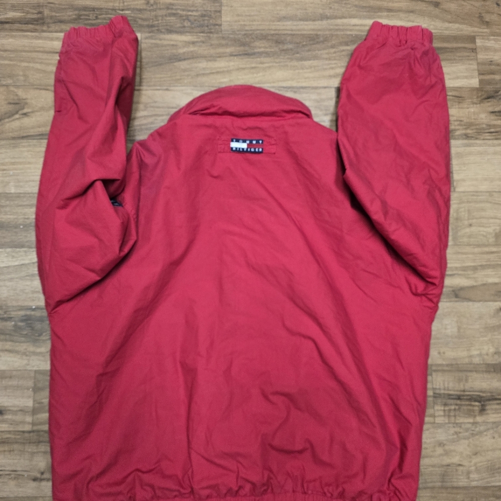 Vintage Tommy Hilfiger Big Flag Windbreaker Reversible Jacket Sz L - Picture 4 of 8